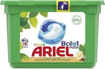 Ariel Все в 1 Pods Color Аромат масла ши (18 шт)