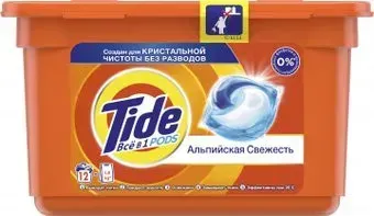 Tide Все в 1 Pods Альпийская свежесть (12х25.2 г)