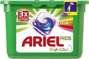 Ariel 3 в 1 Color (15 шт)