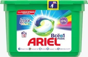 Ariel Все в 1 Pods Touch Of Lenor Fresh Color (15 шт)
