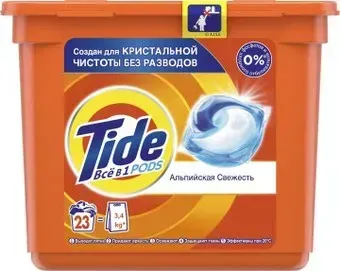 Tide Все в 1 Pods Альпийская свежесть (23х25.2 г)