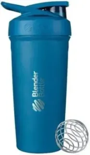 Blender Bottle Strada Stainless Steel Full Color (синий)