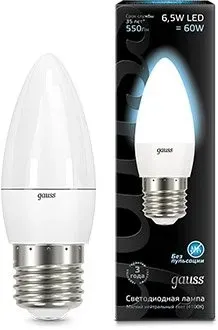 Gauss E27 6.5 Вт 4100 К [103102207]