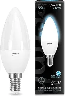 Gauss E14 6.5 Вт 4100 К [103101207]