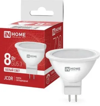 In Home LED-JCDR-VC 8 Вт 230В GU5.3 4000К 720 Лм