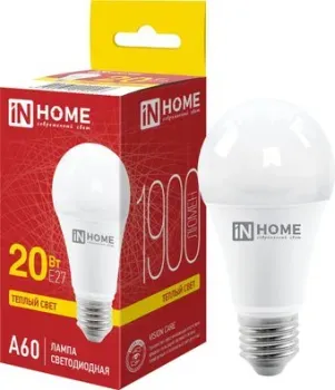 In Home LED-A60-VC 20 Вт 230В Е27 3000К 1900 Лм