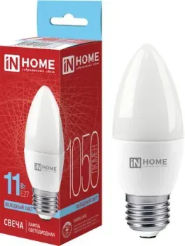 In Home LED-Свеча-VC 11 Вт 230В Е27 6500К 1050 Лм