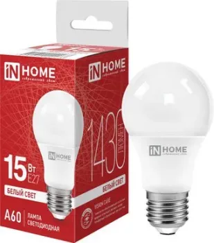 In Home LED-A60-VC 15 Вт 230В Е27 4000К 1430 Лм