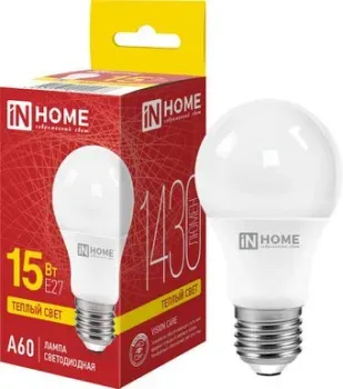 In Home LED-A60-VC 15 Вт 230В Е27 3000К 1430 Лм
