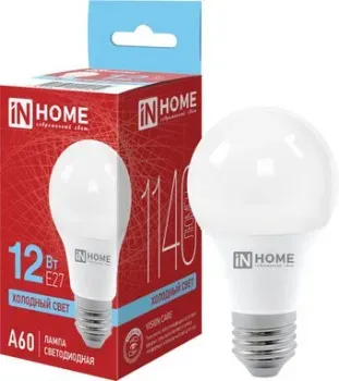 In Home LED-A60-VC 12 Вт 230В Е27 6500К 1140 Лм