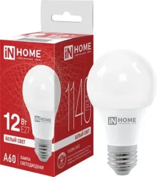 In Home LED-A60-VC 12 Вт 230В Е27 4000К 1140 Лм
