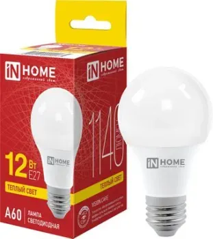 In Home LED-A60-VC 12 Вт 230В Е27 3000К 1140 Лм