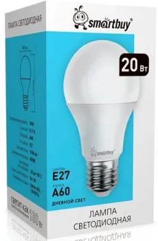 SmartBuy A60 E27 20Вт 4000К SBL-A60-20-40K-E27