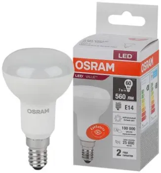 Osram E14 7Вт 4000 К LVR60