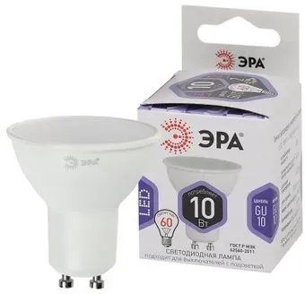 ЭРА STD LED MR16-10W-860-GU10