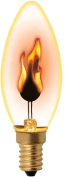 Uniel IL-N-C35-3/RED-FLAME/E14/CL UL-00002981