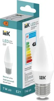 IEK LED Candle C37 600lm 4000K E27