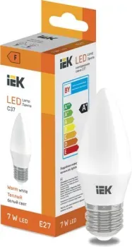 IEK LED Candle C37 600lm 3000K E27