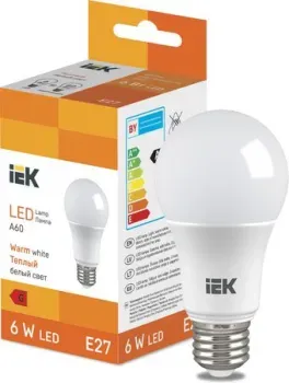IEK LED Bulb A60 510lm 3000K E27