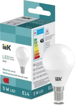 IEK LED Globe G45 400lm 4000K E14