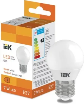 IEK LED Globe G45 600lm 3000K E27