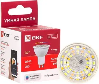 EKF GU10 Connect 5W WIFI RGBW