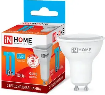 In Home LED-JCDRC-VC 11Вт 230В GU10 4000К 990Лм 4690612023489
