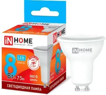 In Home LED-JCDRC-VC 8Вт 230В GU10 4000К 720Лм 4690612023441