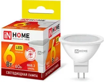 In Home LED-JCDR-VC 6Вт 230В GU5.3 3000К 530Лм 4690612020365