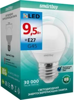 SmartBuy G45 E27 9.5 Вт 6000 К [SBL-G45-9_5-60K-E27]