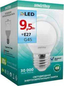 SmartBuy G45 E27 9.5 Вт 4000 К [SBL-G45-9_5-40K-E27]