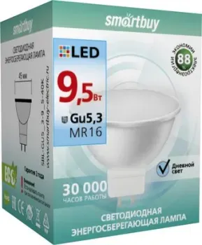 SmartBuy MR16 GU5.3 9.5 Вт 4000 К [SBL-GU5_3-9_5-40K]