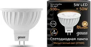 Gauss GU5.3 5 Вт 3000 K 201505105