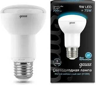 Gauss E27 9Вт 4100K [106002209]
