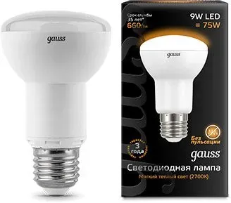Gauss E27 9Вт 2700K [106002109]