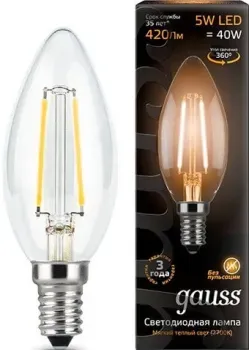 Gauss E14 5Вт 2700К [103801105]