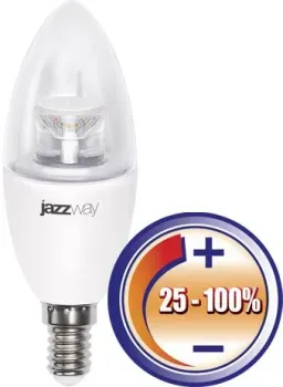 JAZZway PLED-DIM C37 E14 7 Вт 4000 К (диммируемая) [C37 7w CL 4000K]