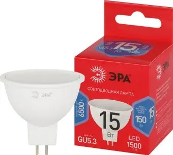 ЭРА Red Line LED MR16-15W-865-GU5.3 R