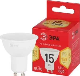 ЭРА Red Line LED MR16-15W-827- GU10
