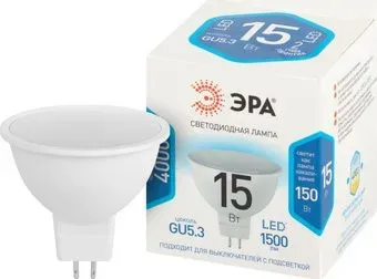 ЭРА STD LED MR16-15W-840-GU5.3