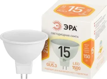 ЭРА STD LED MR16-15W-827-GU5.3