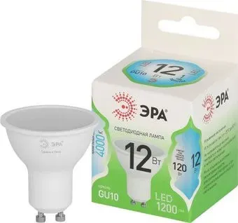 ЭРА Green Line LED MR16-12W-840-GU10