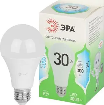 ЭРА Green Line LED A65-30W-840-E27