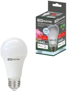TDM Electric A60 11 Вт 4000К E27 SQ0340-0341