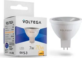 Voltega Simple MR16 7W 3000K 38° GU5.3