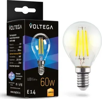 Voltega Crystal Globe 6W 3000K E14