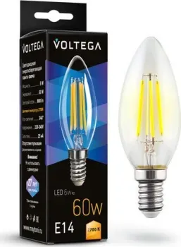 Voltega Crystal Candle 6W 2700K E14