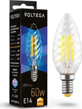 Voltega Crystal Candle corn 6W 3000K E14