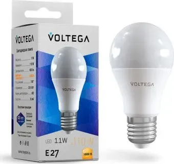 Voltega Simple A60 11W 3000K E27