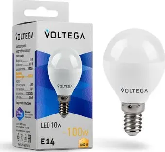 Voltega Simple Globe 10W 3000K E14